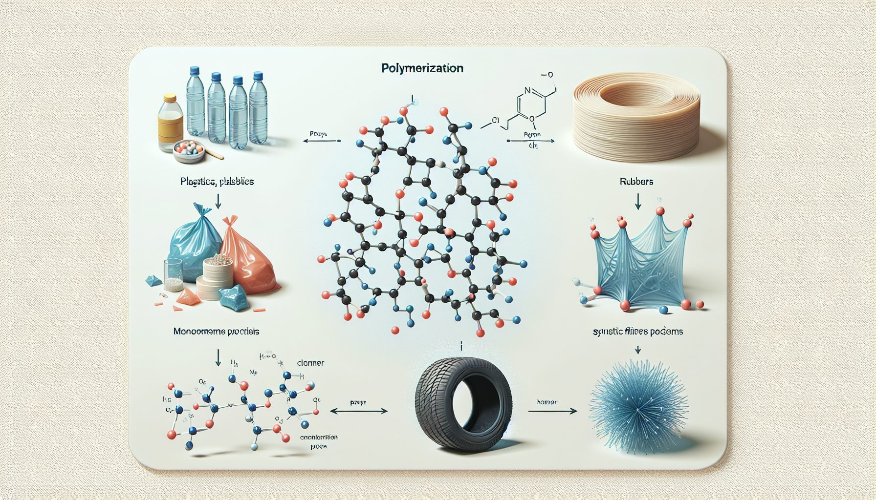 Полимеризация в реальной жизни: где встречаем полимеры