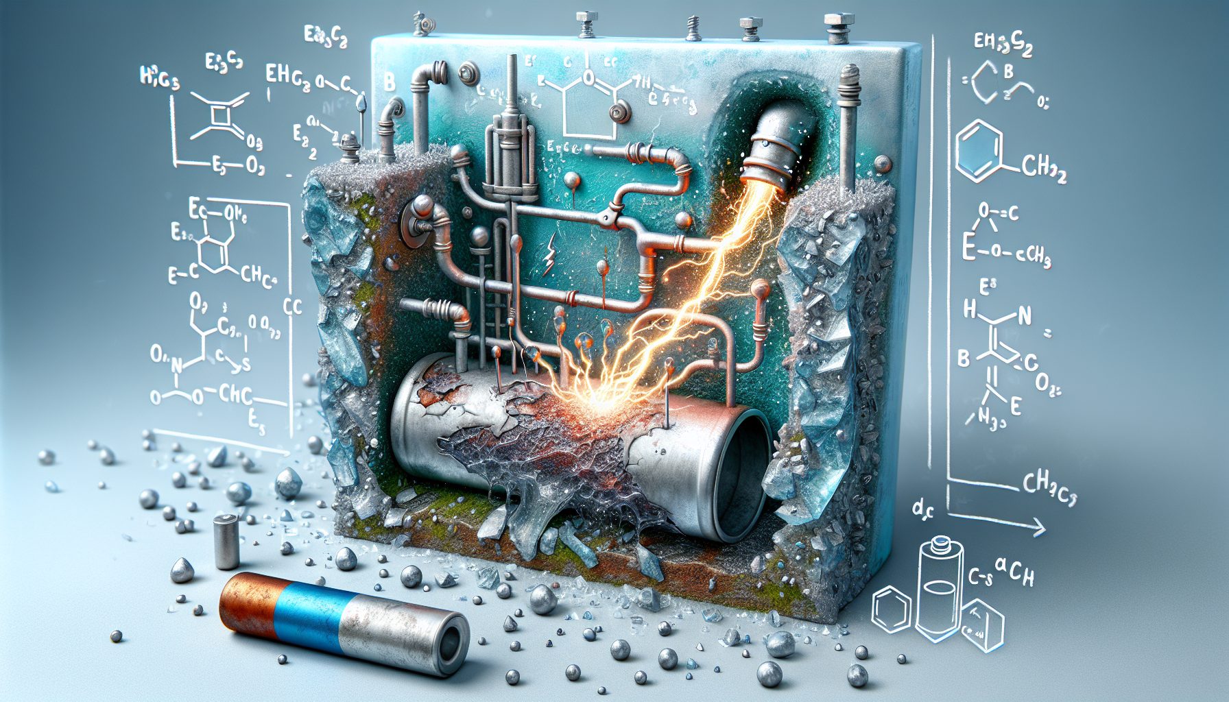 Электрохимическая коррозия: внутренняя «батарейка»