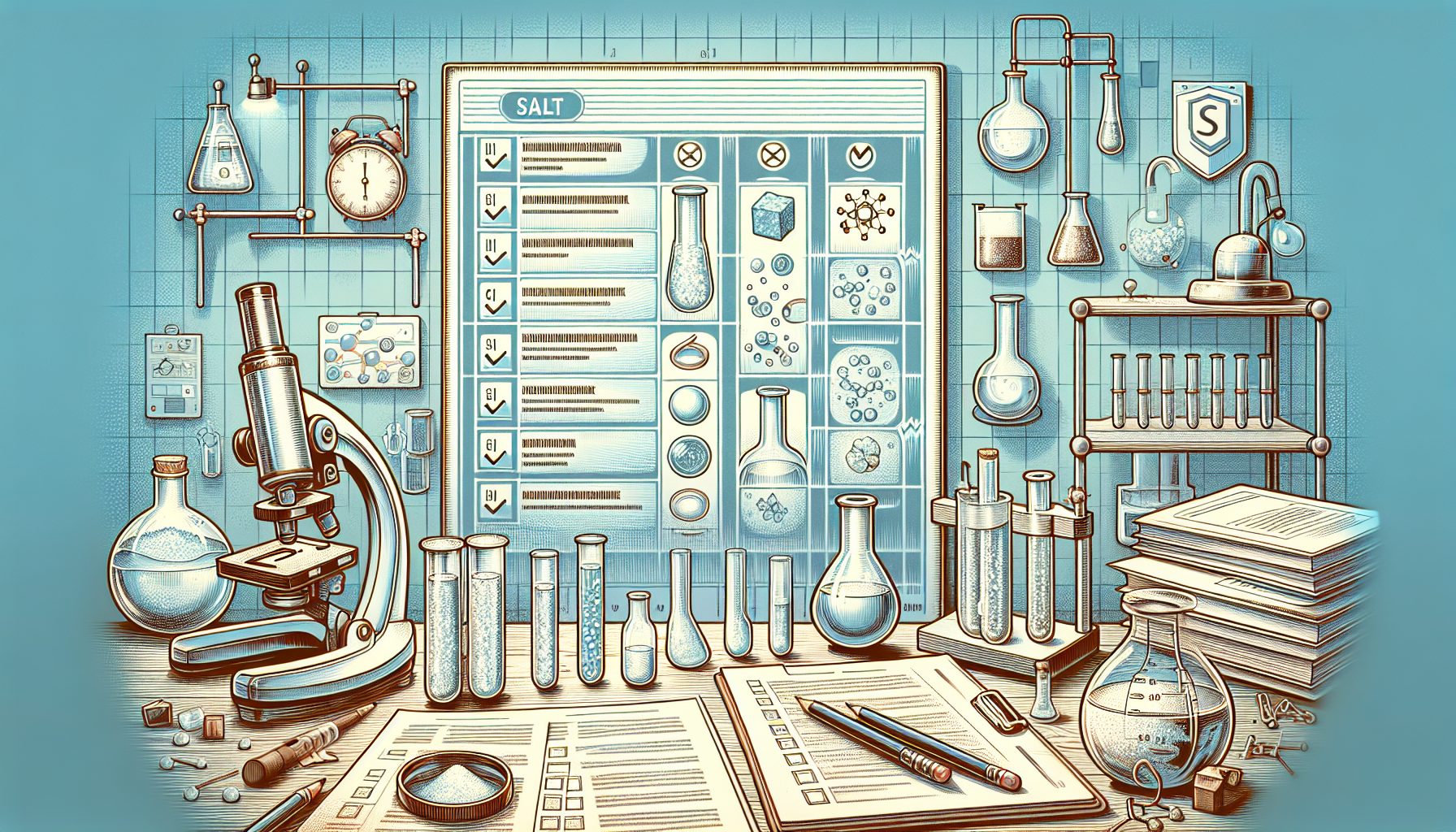 Чек-лист по анализу соли