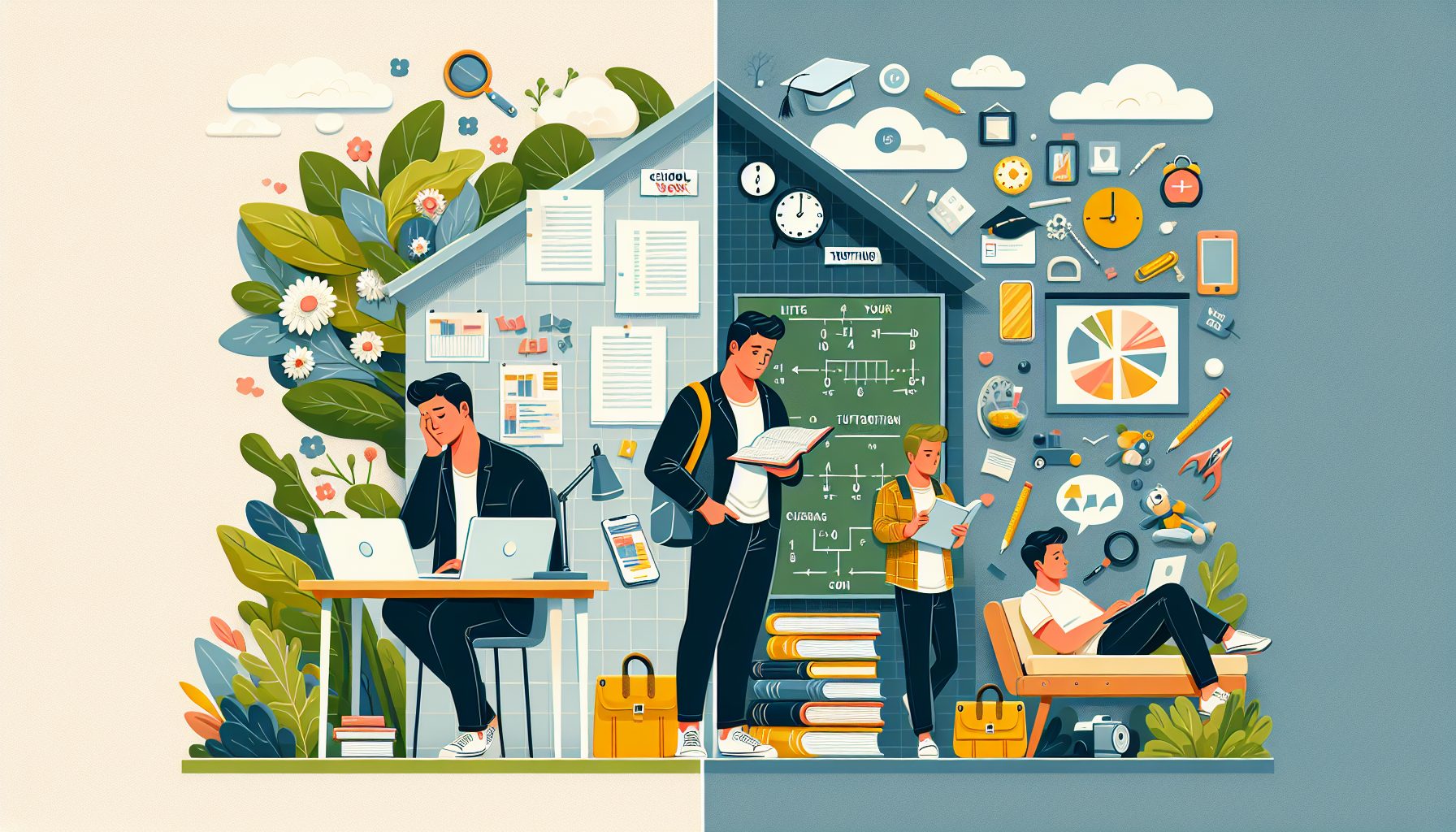 Как совмещать школу, репетитора и личную жизнь