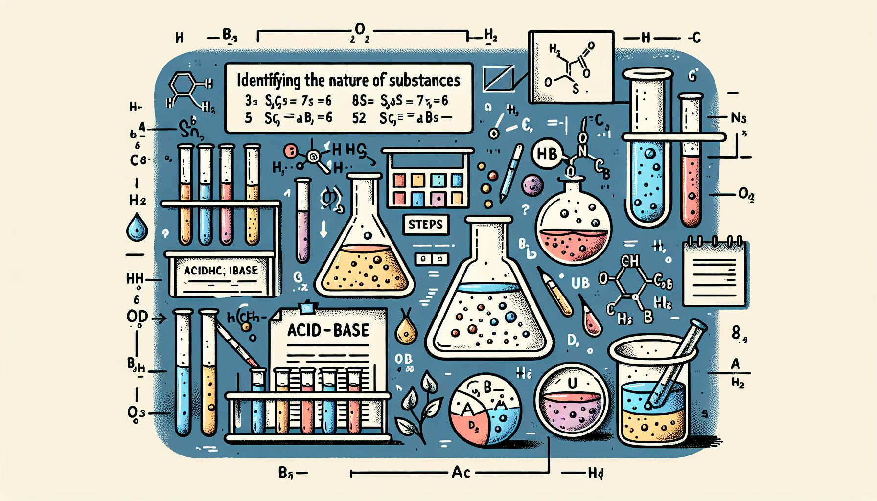 Мини-инструкция по определению характера вещества