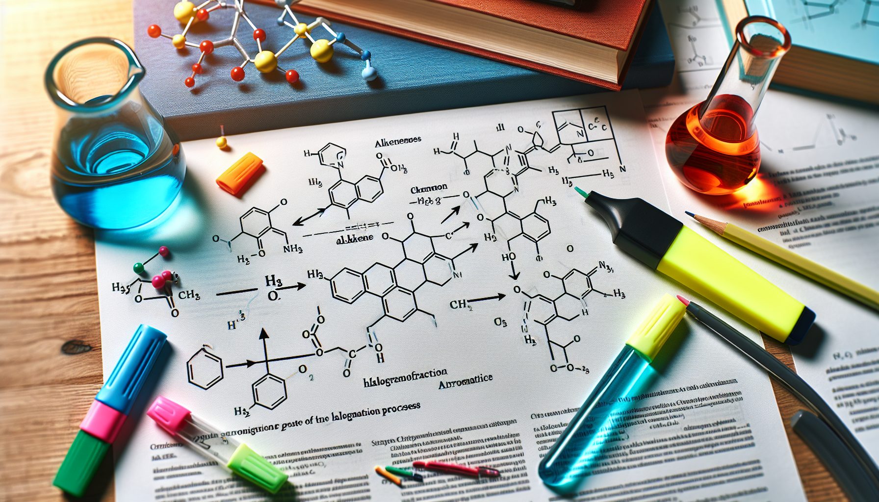 Галогенирование алкенов и ароматических соединений